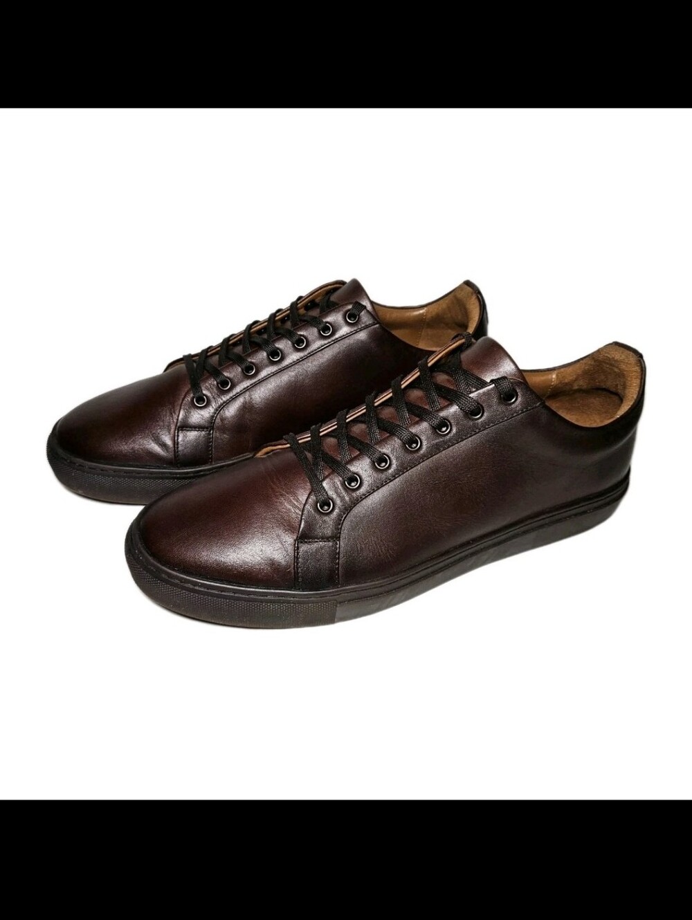 Thursday Boot Co. Men Sz 12.5 Old English Brown Leather Premier Low Top Sneakers - Picture 7 of 13